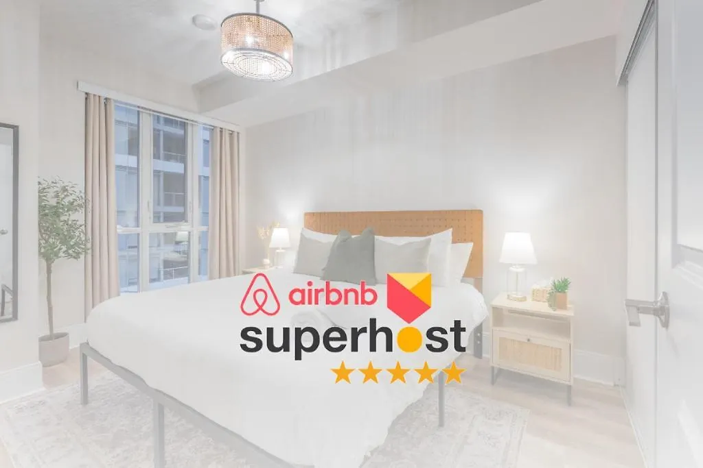 아파트 Toronto Entertainment District - King Bed Condo - Close To Core - Dome - Scotiabank - Cne - Fort York - Near King St W
